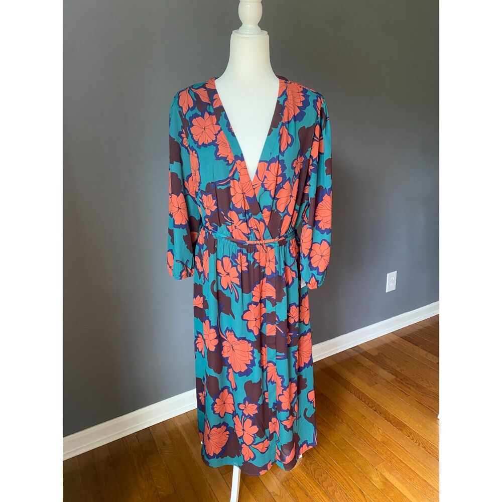 Nordstrom Rack Floral Maxi Dress Size XL